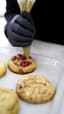 Cookie pistache piping