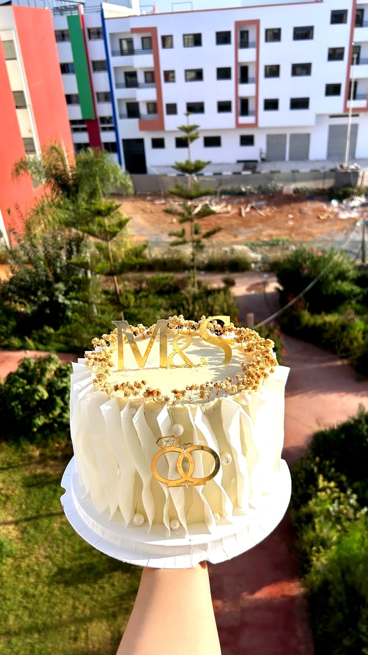 Wedding cake quatre étages mariage S&A