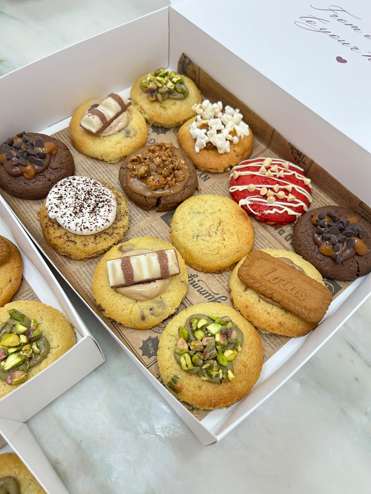 Box de 12 cookies gourmands O'Sweet